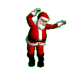 Пляшущий Санта Клаус